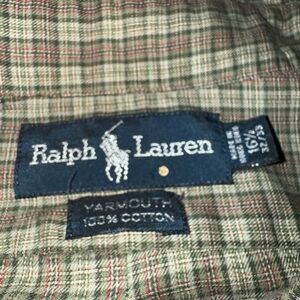 Polo Ralph Lauren Yarmouth Shirt Size 16.5 32/33 Large Long Sleeve Button Down
